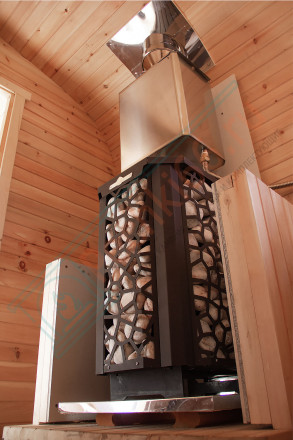 Печь для бани Hard 16L Саванна Панорама (Сталь-Мастер)