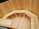 Японская баня Фурако круглая с внутренней печкой 150х150х120 (НКЗ) в Нижневартовске