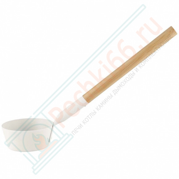 Черпак алюминиевый с бамбуковой ручкой для сауны Rento, белый (Tammer-Tukku) в Нижневартовске