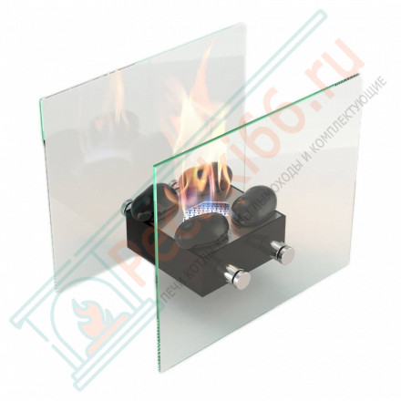 Биокамин Лондон M, чёрный (LuxFire)