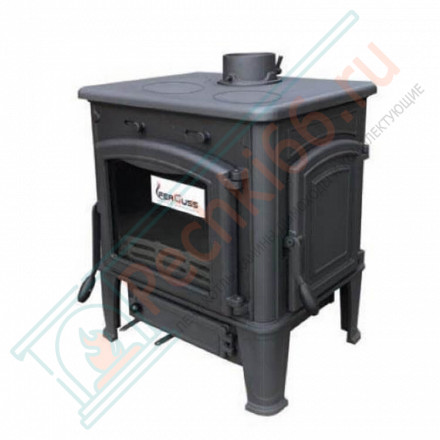 Чугунная печь-камин HERMES COOK, SIDE DOOR (Ferguss) до 250 м3