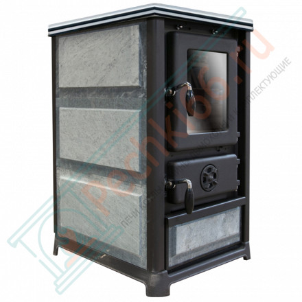 Отопительная печь Olimp Stone, варочная плита, талькохлорит (MBS)