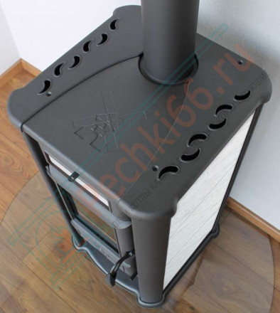 Печь-камин Lederata синяя (Tim Sistem)