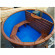 Японская баня Фурако круглая с пластиковой вставкой с внутренней печкой 150х150х120 (НКЗ) в Нижневартовске