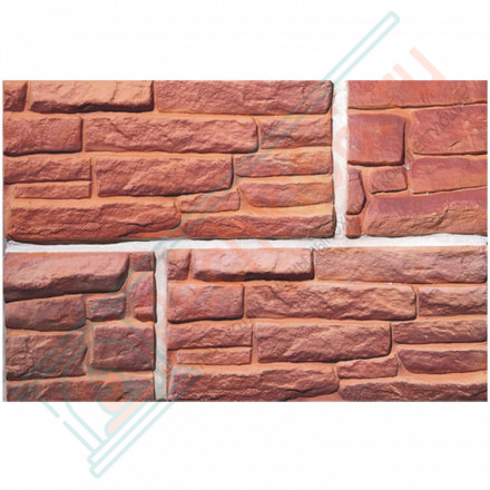 Плитка прямая Тайсон Классик Мега (0.7 м2 в коробке) (Терракот)