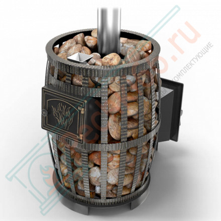 Чугунная банная печь Легенда Русский пар ковка 24 (240) (Везувий)