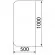 Притопочный лист VPL071-INBA, 500Х1000мм, зеркальный (Вулкан) в Нижневартовске