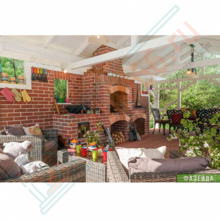 Плитка прямая Леонардо Классик Макси, шт (Терракот)