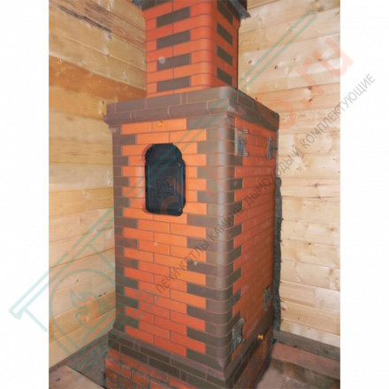 Печь для бани № 03РМ1 с конвекционным подогревом предбанника (Тройка)