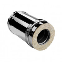 Сэндвич труба V50R с изол L=250 (AISI-321/0,8-AISI-304/0,5) d-150/250 (Вулкан-Cerablanket)