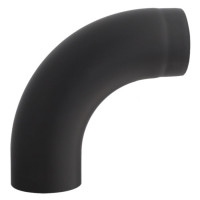 Колено 90° черное, бесшовное d-120 (Darco)