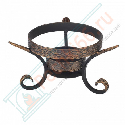 Подставка под садж/казан кованная с угольницей "Шёлковый путь"