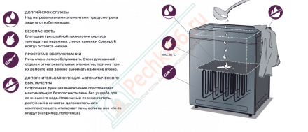 Электрокаменка Qube, 9 kW (Sentio by Harvia)