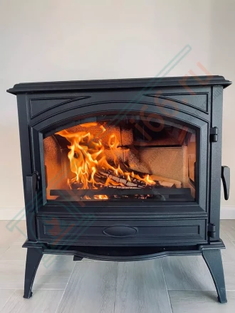 Чугунная печь Dovre 760WD под ключ (монтаж 04.2018)
