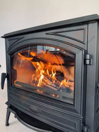 Чугунная печь Dovre 760WD под ключ (монтаж 04.2018)