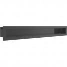 Каминная решётка черная Mila Large 140x1132 (Kratki) Каминная решётка черная Mila Large 140x1132 (Kratki)