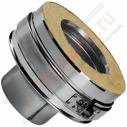 Переход моно-термо V50R (AISI-321/0,8-AISI-304/0,5) d-120/220 (Вулкан-Cerablanket)