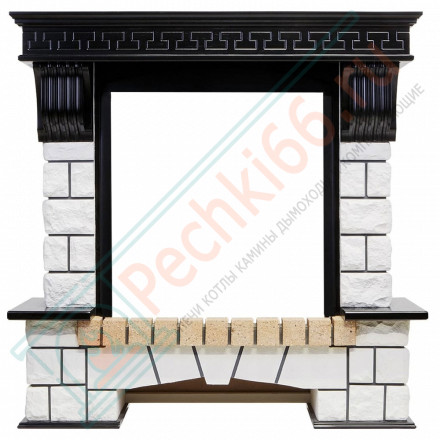 Портал Pierre Luxe - Венге / Белый (Высота 990мм)