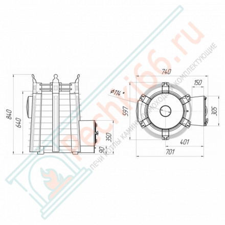 Банная печь Екатерина СТОУН (Добросталь)