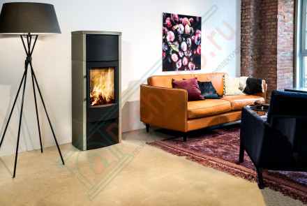 Дровяная печь камин Miro 6 в керамике (Wiking)