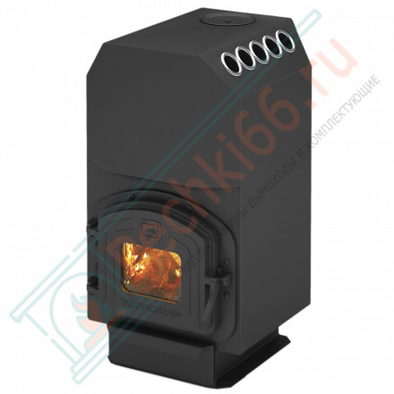 Отопительная печь ТОП-модель-140 с чугунной дверцей (Теплодар) до 140 м3