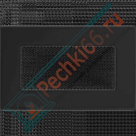 Вентиляционная решетка для камина 110х170, черная (FireWay)