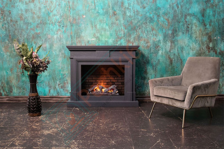 Каминокомплект электрический Coventry Graphite Grey - Серый графит с очагом Symphony 26'' DF2608-INT (Dimplex)