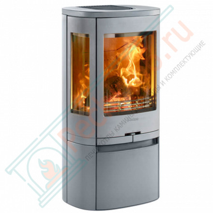 Печь-камин 850:1 Style, верх чугун, цвет серый (Contura)