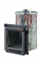 Дровяная банная печь Малютка ПФ "Жадеит + Россо Леванте"(Ферингер)