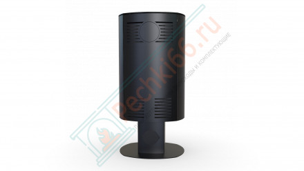 Печь-камин Orbis Top, красная сталь (Defro-Home) 9кВт