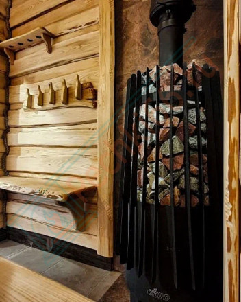 Дровяная банная печь Grill'D Cometa 180 Vega Short Window Max