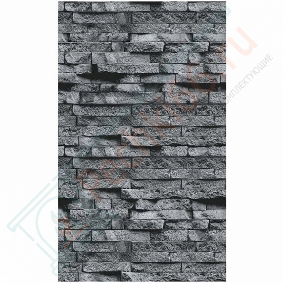 Плита ФАСПАН Серый камень №1008 Вертикаль 8мм 1200х600мм (Везувий) в Нижневартовске