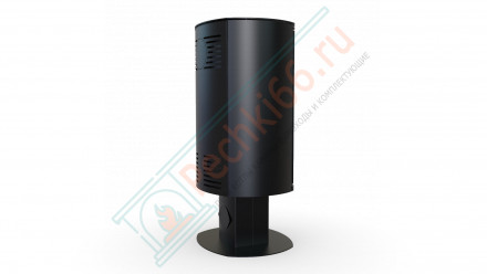 Печь-камин Orbis Top, серая сталь (Defro-Home) 9кВт