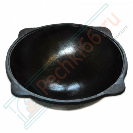 Узбекский чугунный казан плоское дно 3.5 л. (Наманган DAVR METALL)