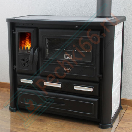 Варочная печь Alma Mons белая (Tim Sistem) до 160 м3