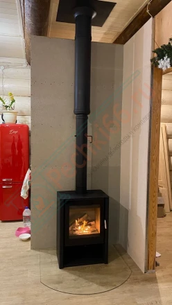 Печь-камин Мета-Бел Севан 7 под ключ (монтаж 09.2023)