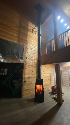 Печь-камин INVICTA CHAMANE под ключ (монтаж 06.2017)