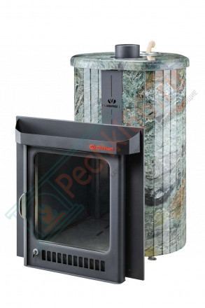 Дровяная банная печь Макси ПФ "Жадеит перенесённый рисунок" (Ферингер)