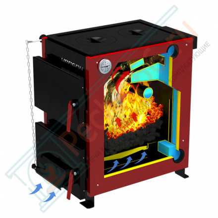 Котел твердотопливный URAGAN 20 (Термокрафт) 20 кВт