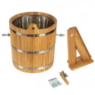 Обливное устройство из кавказского дуба 16 л. с нержавеющей вставкой (212F)