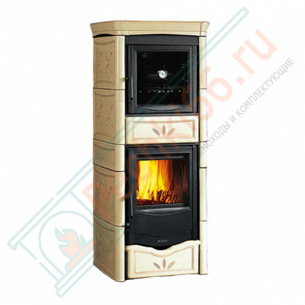 Печь-камин с духовкой Nicoletta Forno, цвет кремовый (La Nordica)