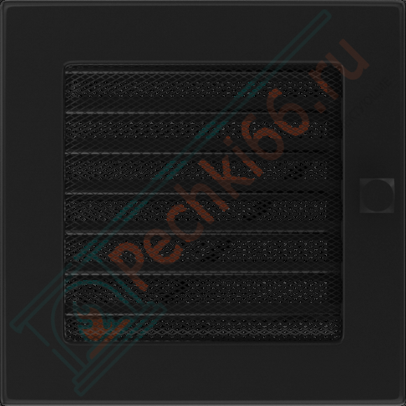 Вентиляционная решетка для камина с жалюзи 170х170, черная (FireWay) в Нижневартовске
