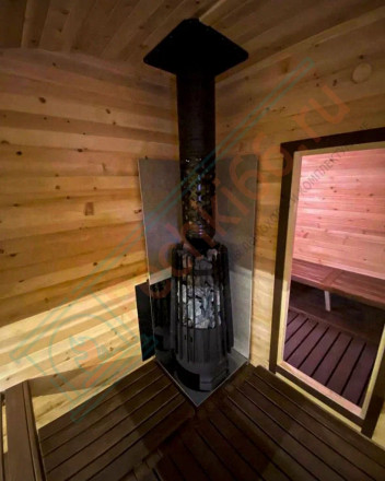 Дровяная банная печь Grill'D Cometa 350 Vega Window Max