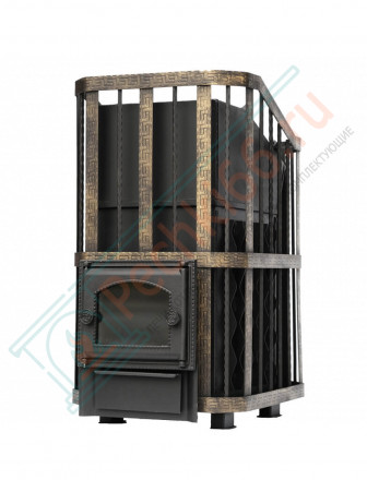 Печь для бани "Сибирь-25" без ВТК с закрытой каменкой (Сибирь-Премиум)