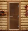 Дверь для бани и сауны Престиж лайт бронза матовая, 1900х700 по коробке (DoorWood) в Нижневартовске