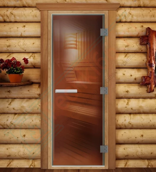 Дверь для бани и сауны Престиж лайт бронза, 2000х800 по коробке (DoorWood) в Нижневартовске