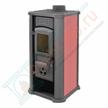 Отопительная печь Diana ceramic красная (Tim Sistem) до 140 м3