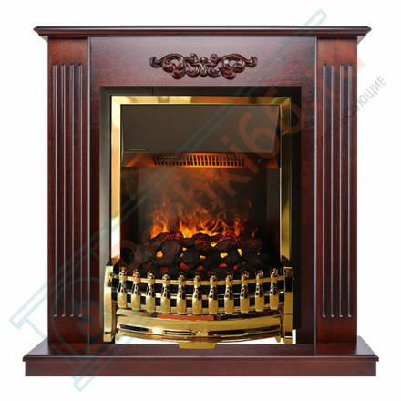 Каминокомплект Lumsden - Махагон коричневый антик с очагом Atherton