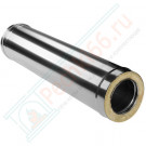 Сэндвич труба для дымохода L=1000 (НЕРЖ-321/0,5-НЕРЖ-439/0,5) d-300/380 (Дымок-Lux) Сэндвич труба для дымохода L=1000 (НЕРЖ-321/0,5-НЕРЖ-439/0,5) d-300/380 (Дымок-Lux)