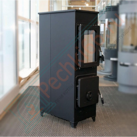 Отопительная печь Flensburg, Черная (Thorma) до 190 м3